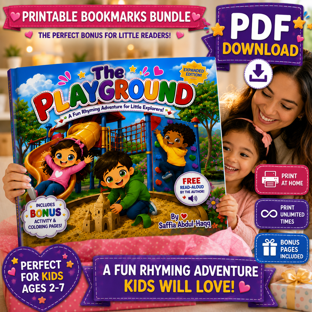 The Playground Interactive Book Instant PDF Download with Author Read Aloud Video