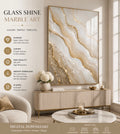 Oversized Glass Illusion Abstract Wall Art (Copy)