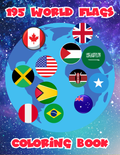 195 World Flags Coloring Book (Digital Download)