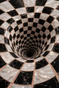 Oversized Optical Illusion Wall Art