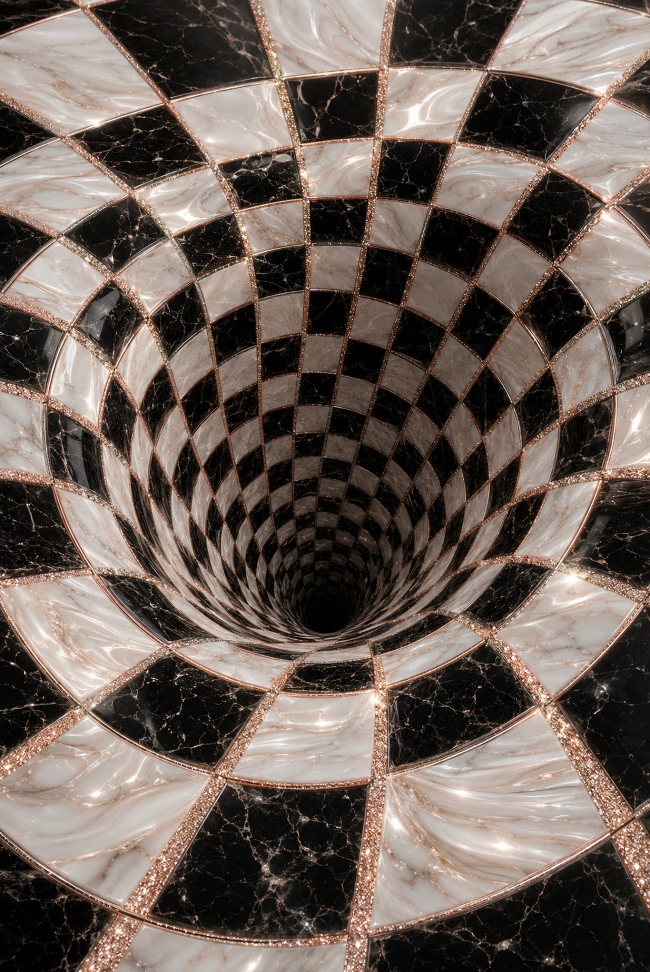 Oversized Optical Illusion Wall Art
